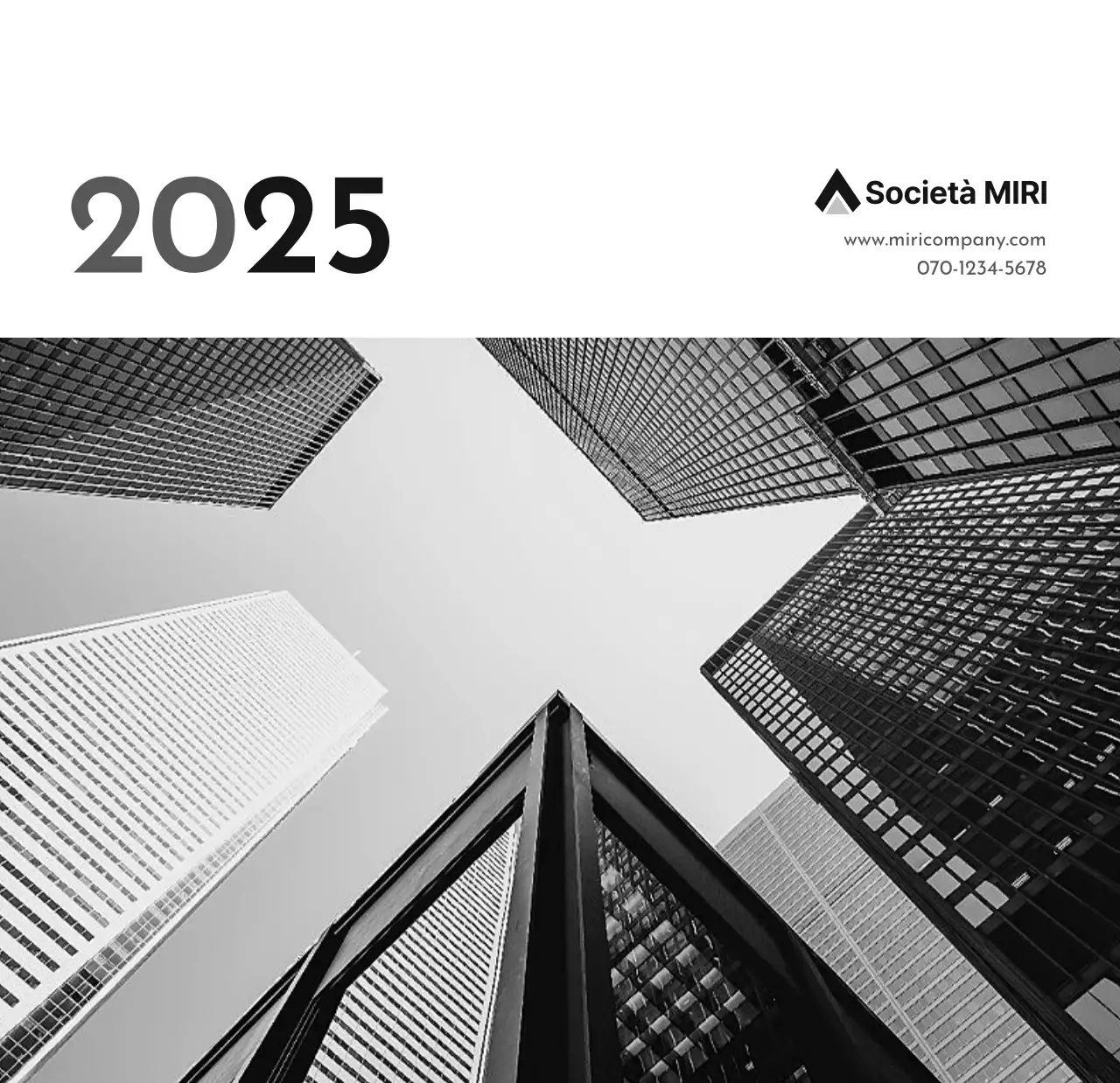 Un semplice calendario aziendale in grigio