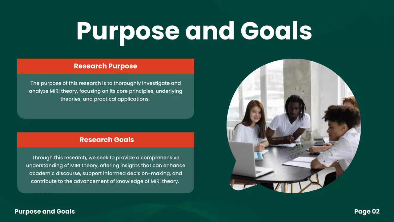 Green Professional Project Overview Presentation