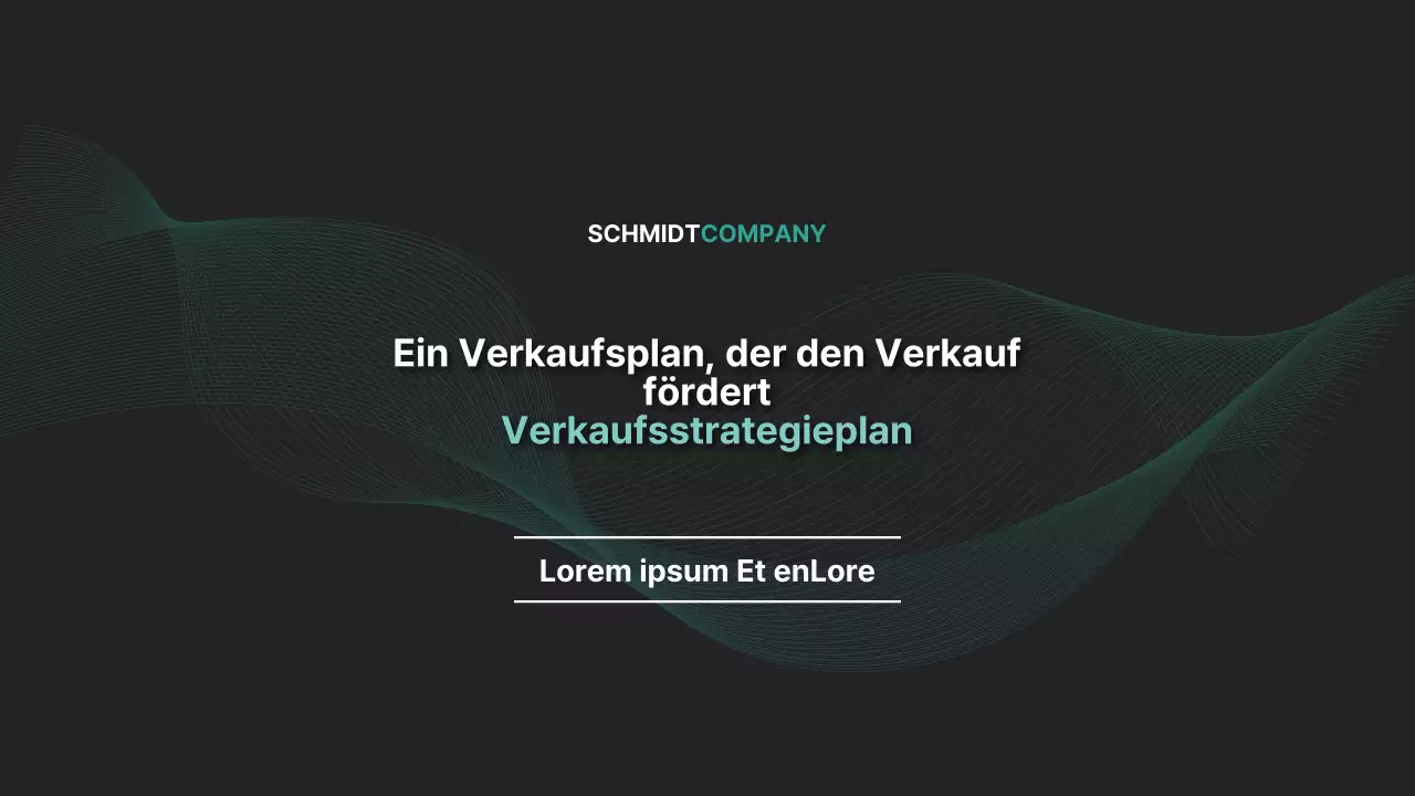 Ein moderner Plan für die Verkaufsstrategie eines Unternehmens, schwarz auf weiß