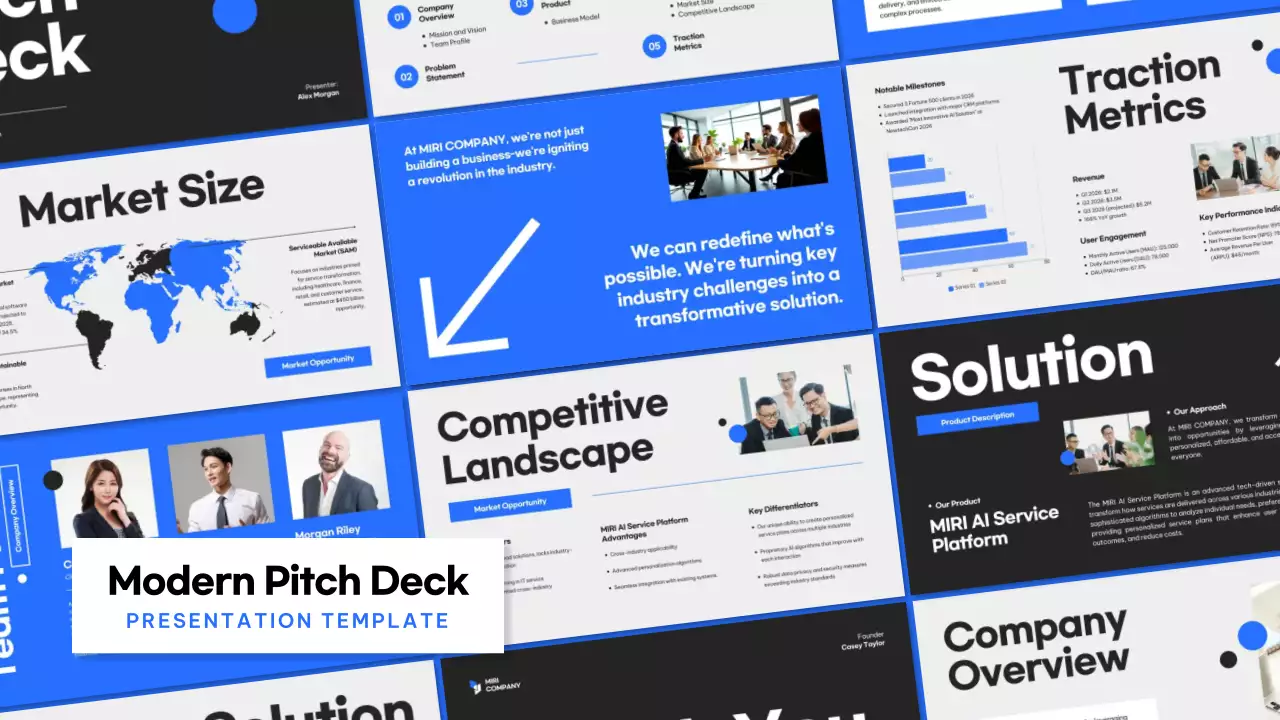 Blue Modern Business Presentation