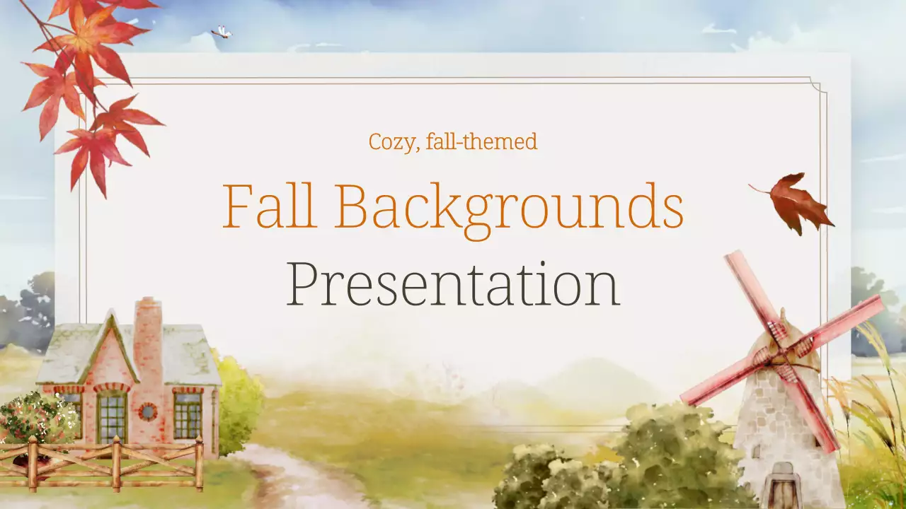 Orange Rustic Fall Presentation