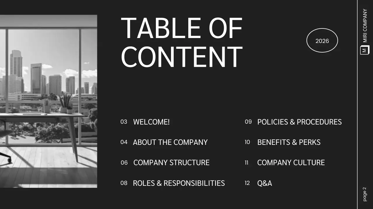 Presentasi Panduan Karyawan Modern Kulit Hitam