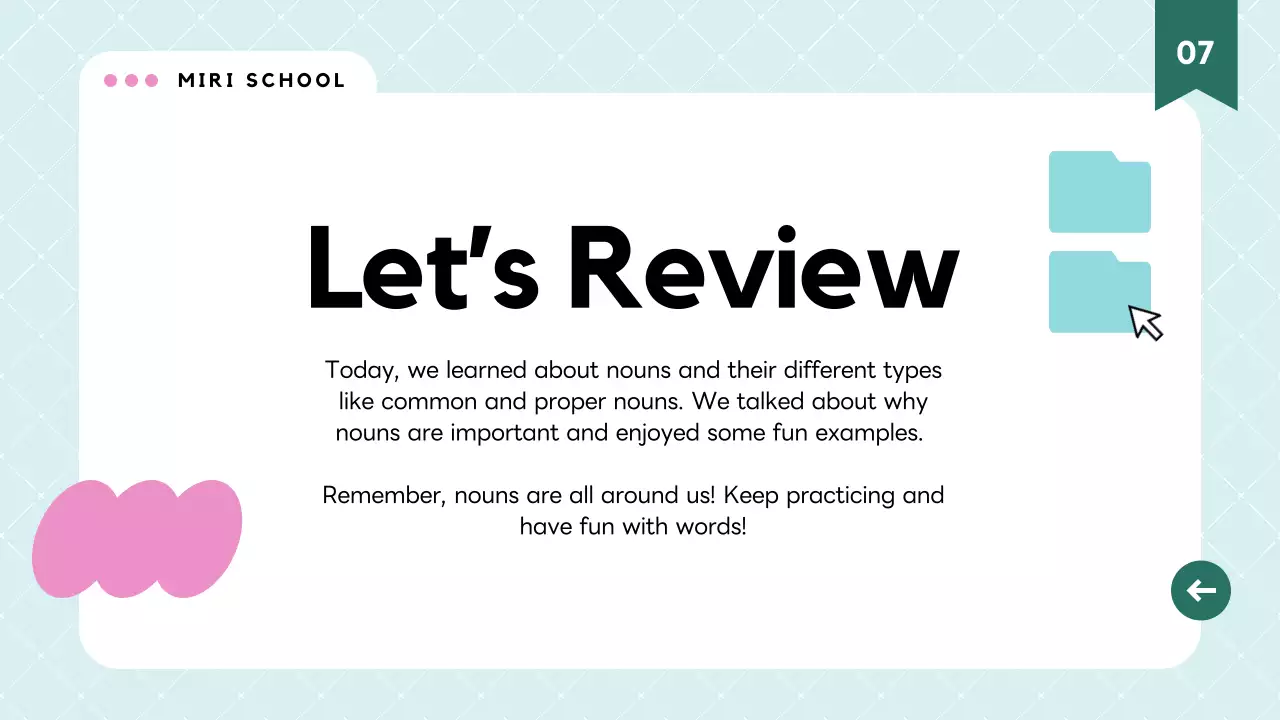 Pink Modern Grammar Class Presentation