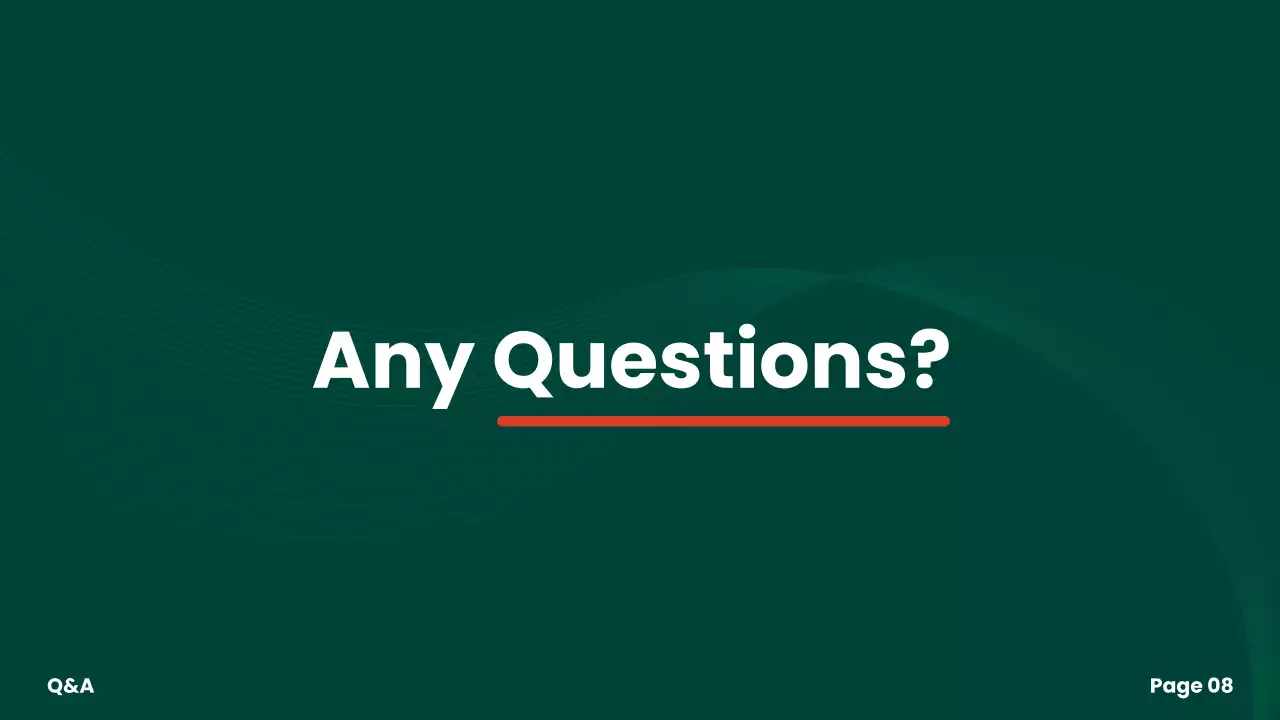 Green Professional Project Overview Presentation