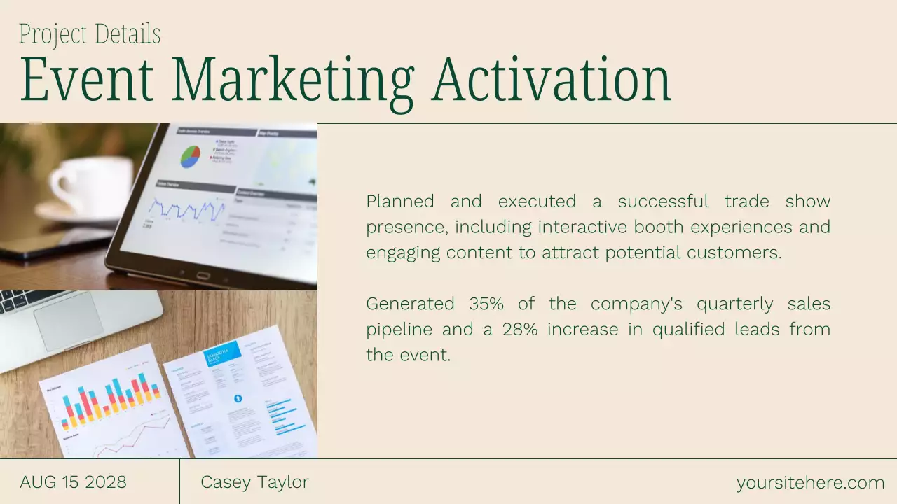 Green Modern Portfolio Resume Presentation