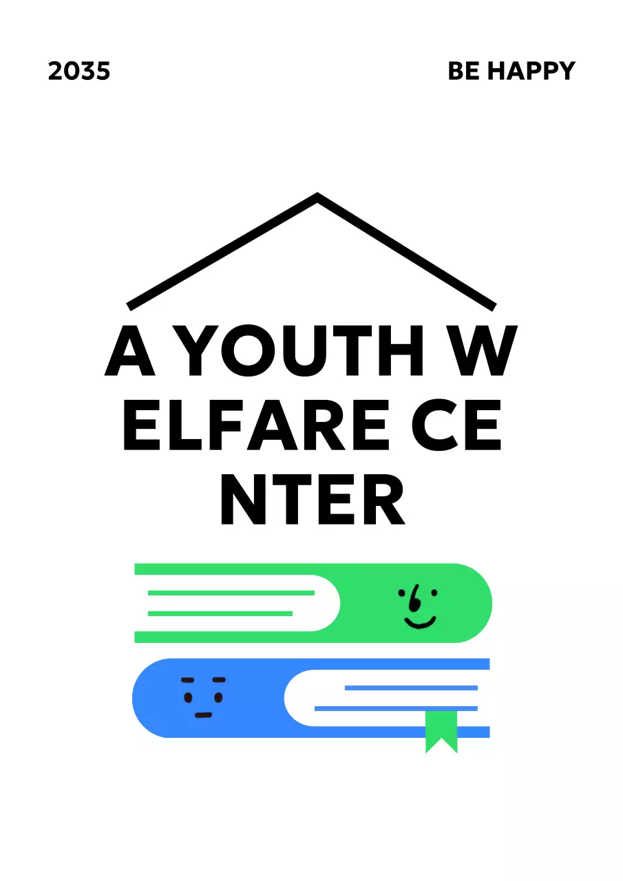 Pusat kesejahteraan pemuda dengan nuansa sederhana