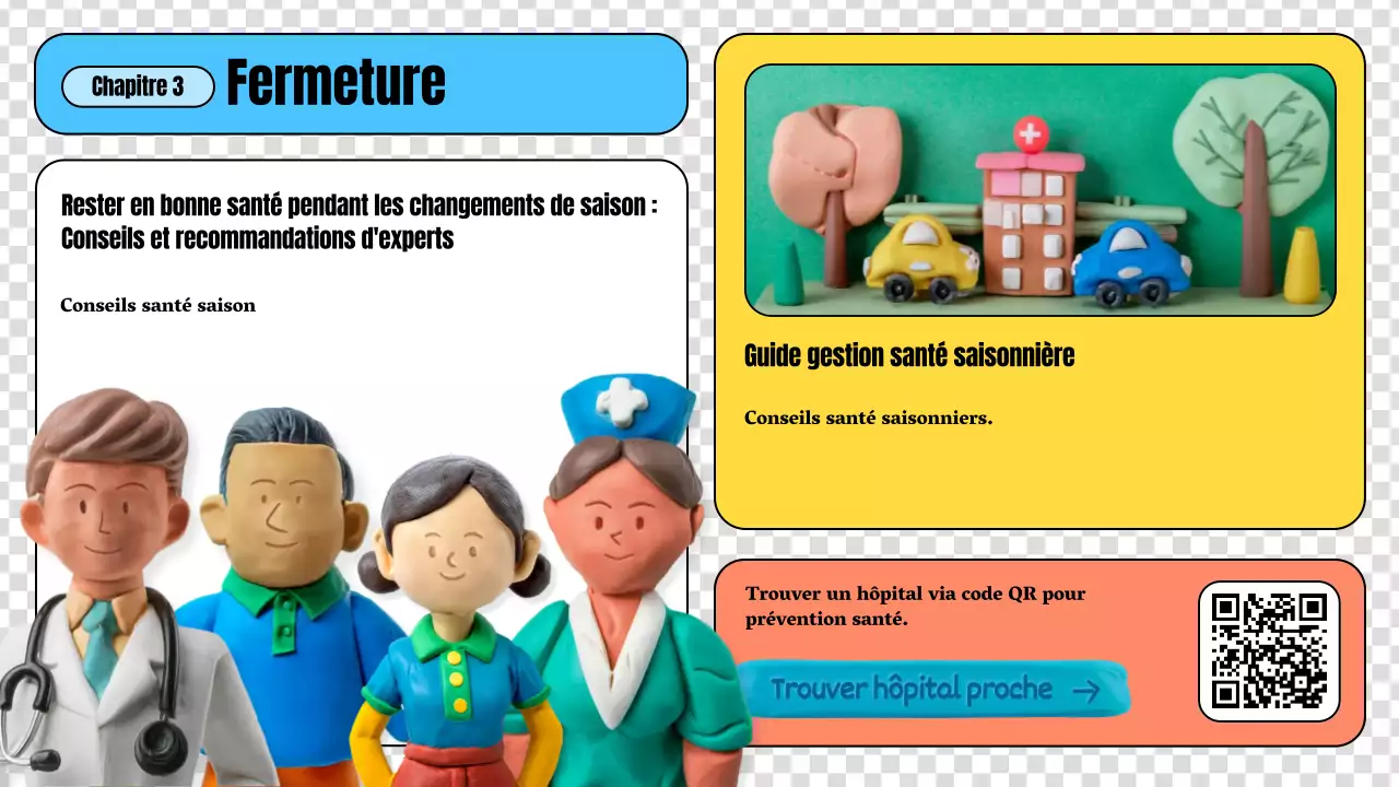 Des lignes directrices colorées et créatives en matière de soins de santé