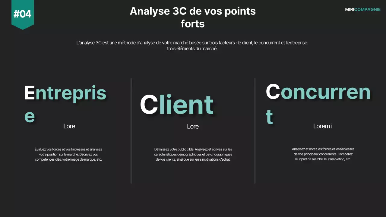Un plan de stratégie de vente d'entreprise moderne en noir et blanc