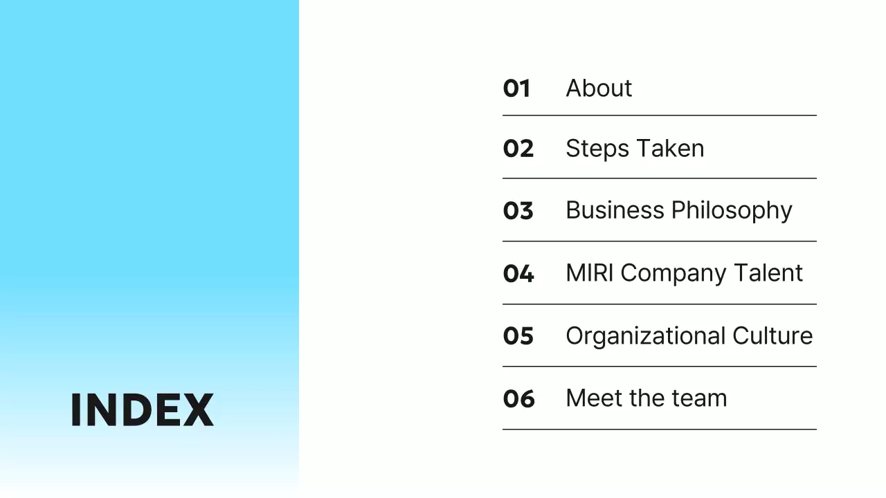 Blue Minimal Company Guide Presentation