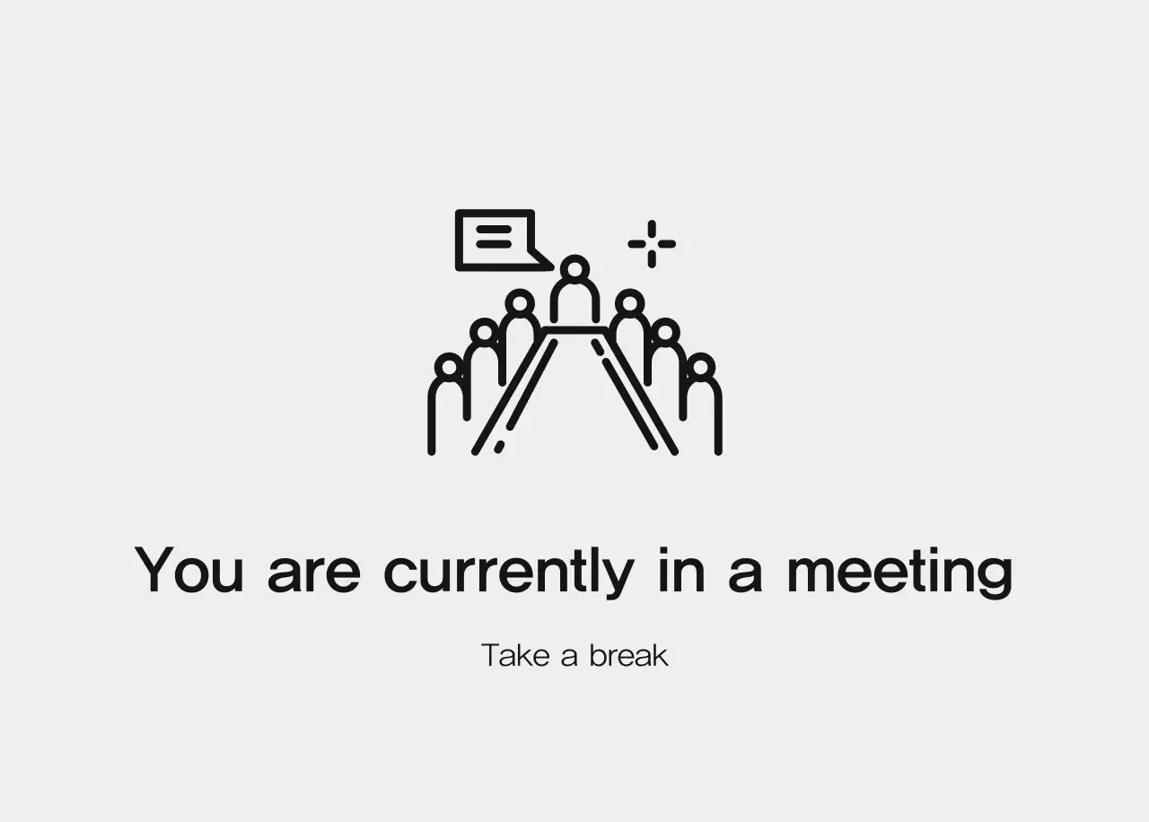 A simple corporate calendar in gray