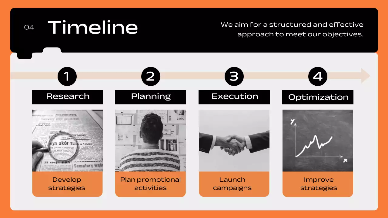 Orange Modern Marketing Document Presentation