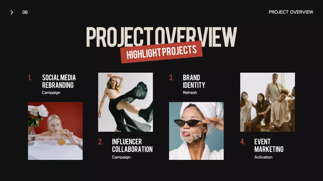 Black Modern Creative Portfolio