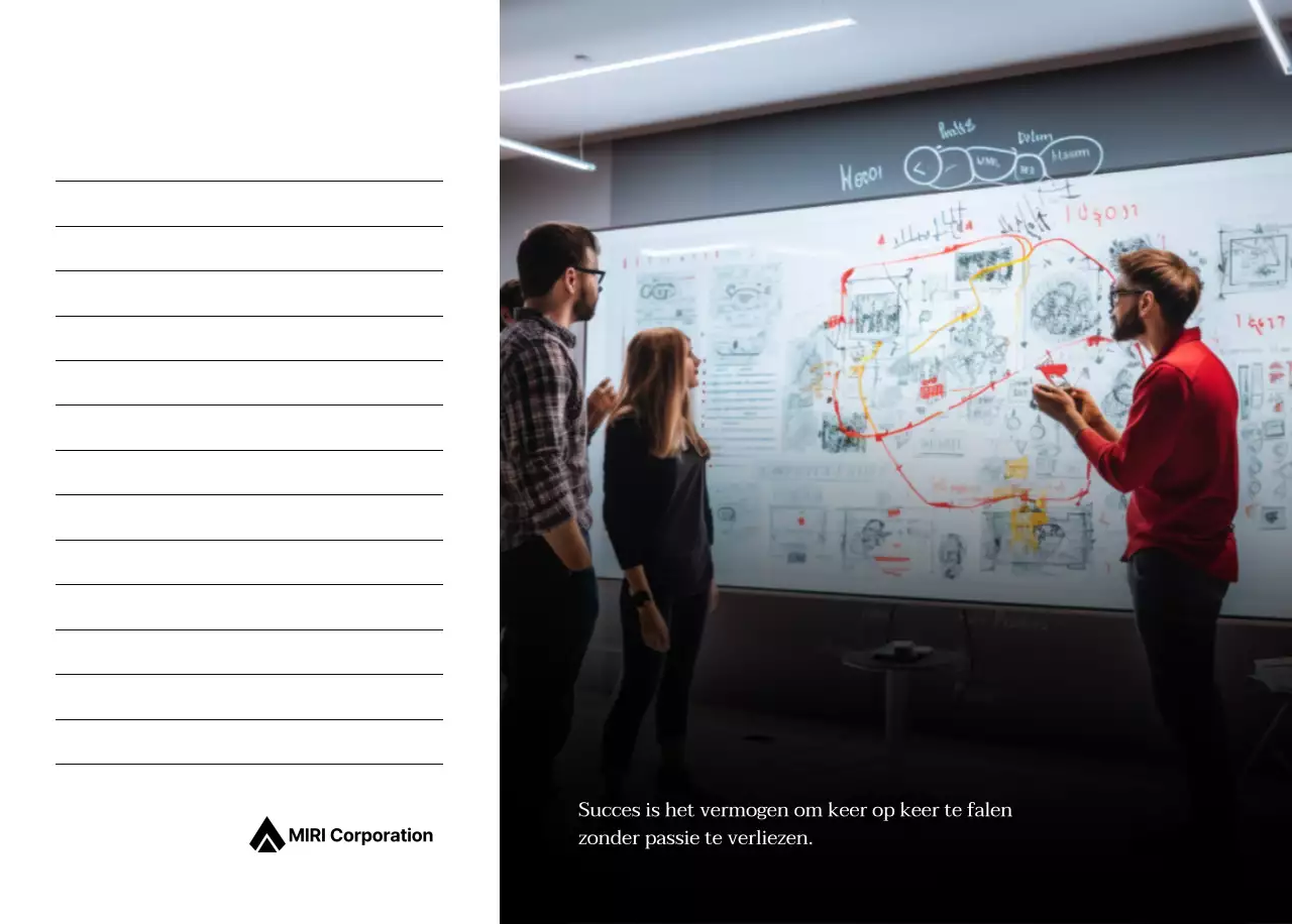 Een eenvoudige bedrijfskalender in grijs