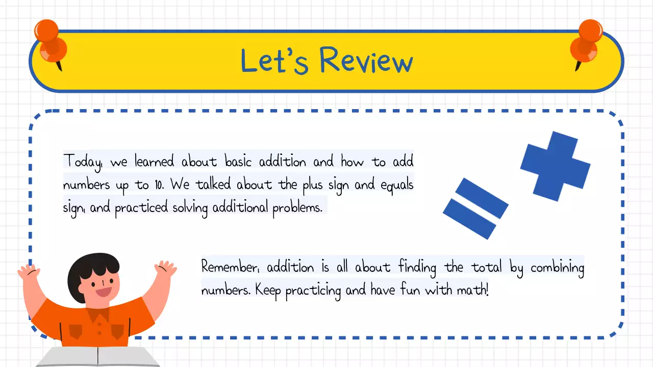 Basic Addition for Mathematics Elementary School