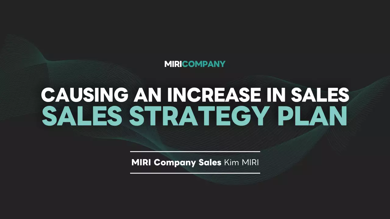 Black Modern Sales Plan Presentation