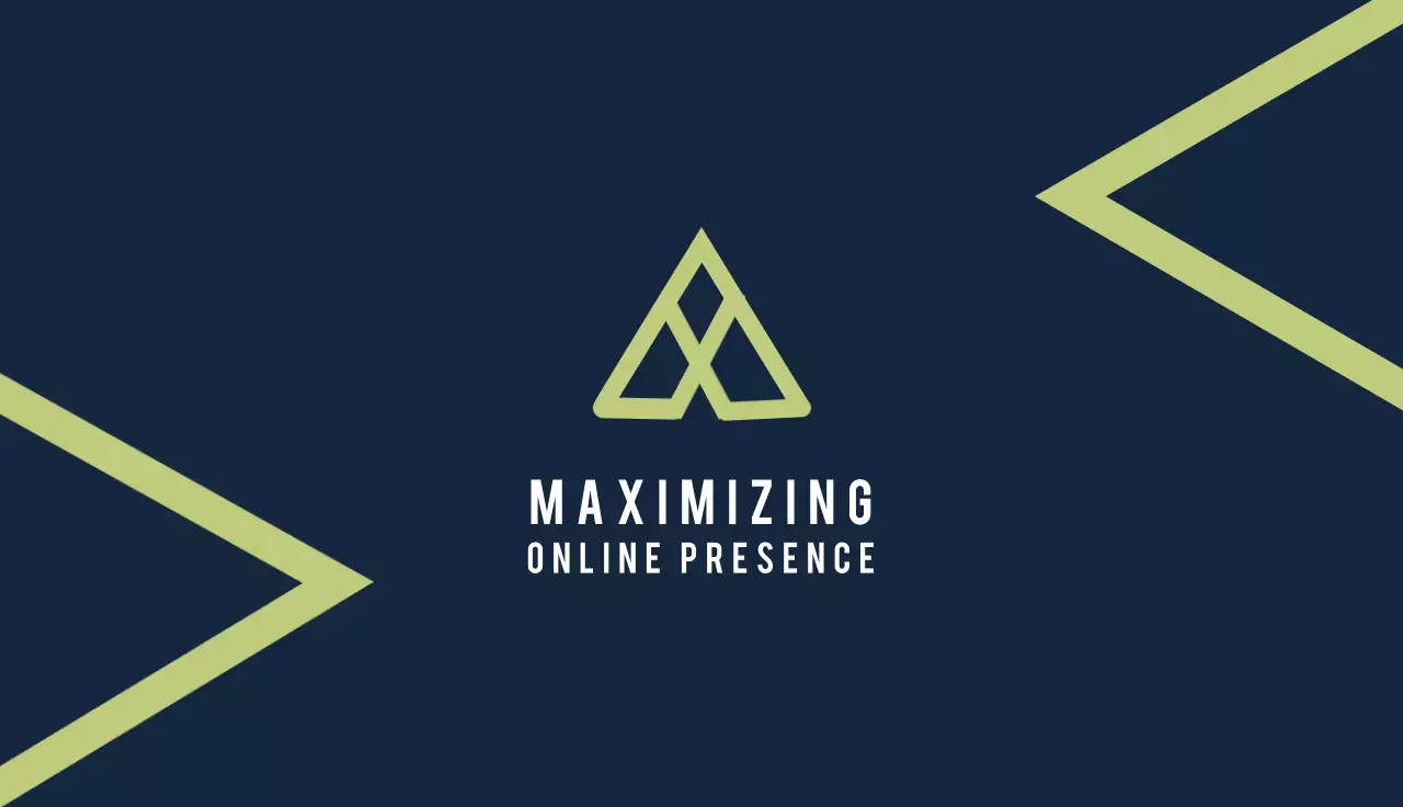 Navy Modern Business Card