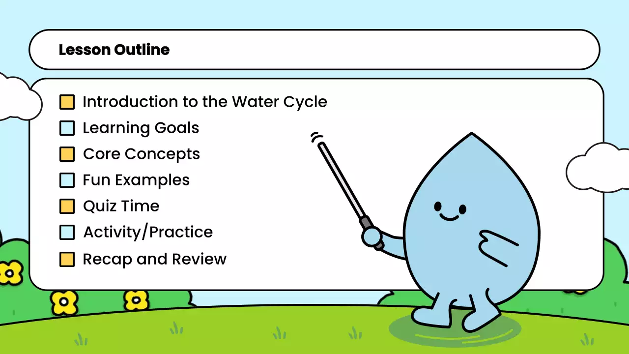 Blue Simple Water Guide Presentation