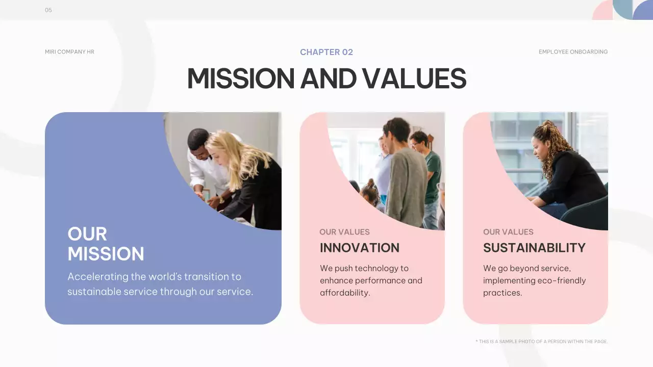 Pink Modern Employee Manual Presentation