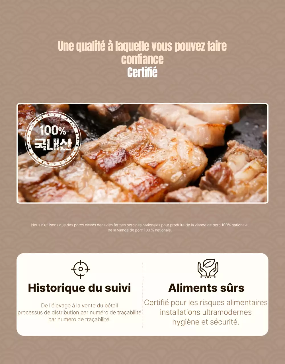 Faire revenir la viande traditionnelle ad