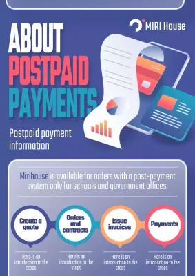 Blue Modern Payment Guide Poster