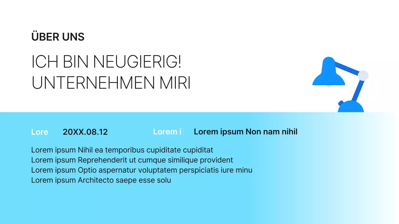 Hellblau Einfaches Unternehmenskulturbuch Einleitung