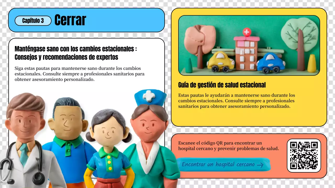 directrices sanitarias creativas y llenas de color