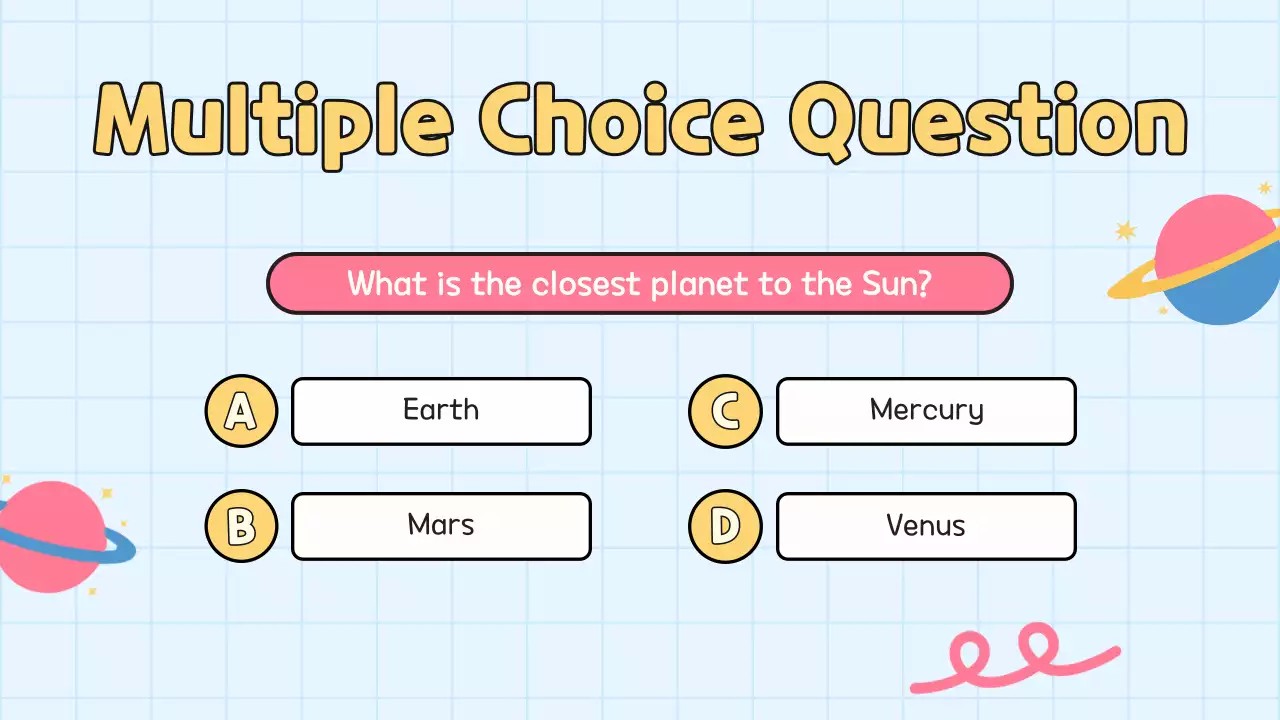 Yellow Minimal Quiz Announcement Presentation