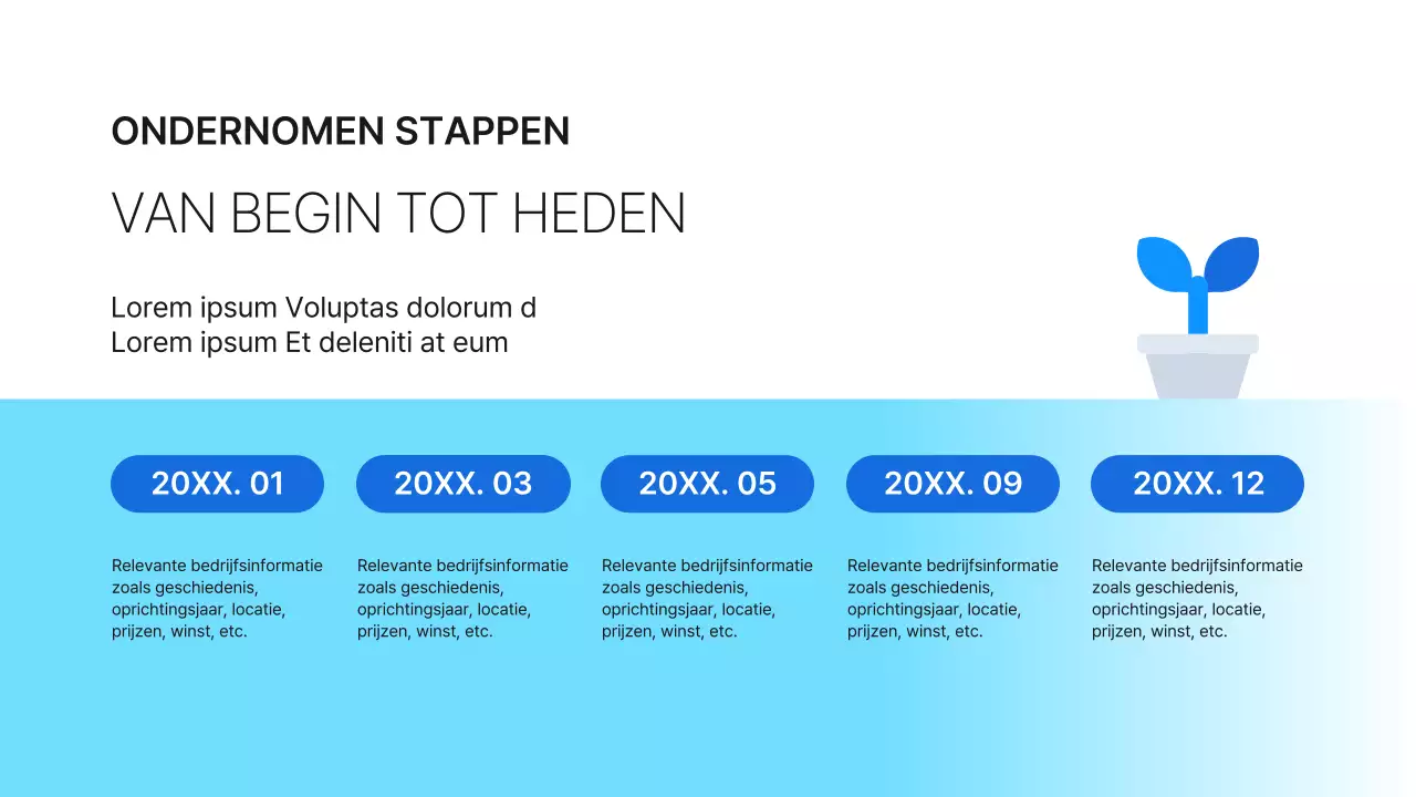 Lichtblauw Eenvoudig Bedrijfscultuur Boek Introductie