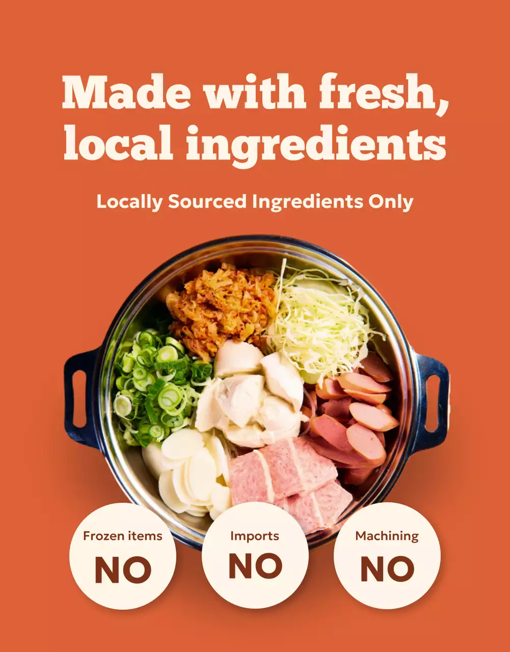 Orange Rustic Meal Promotion Poster