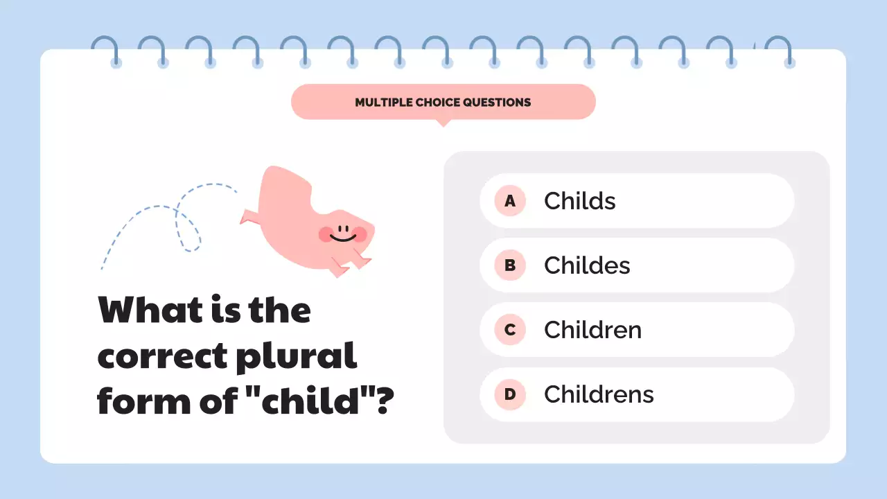 Blue Simple Quiz Announcement Presentation