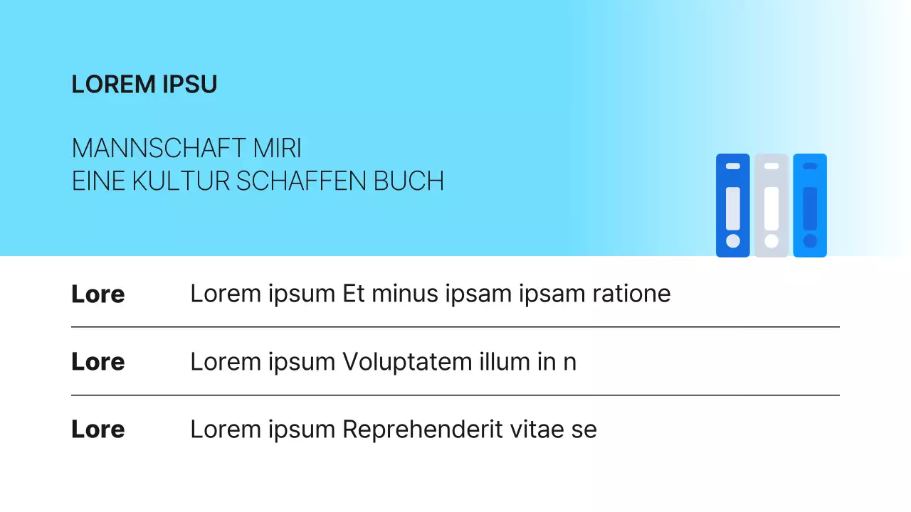 Hellblau Einfaches Unternehmenskulturbuch Einleitung