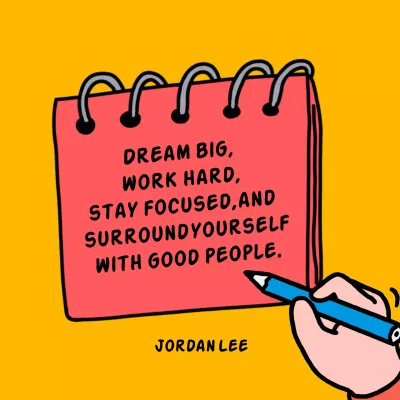 Yellow Retro Motivation Card Social Media Post