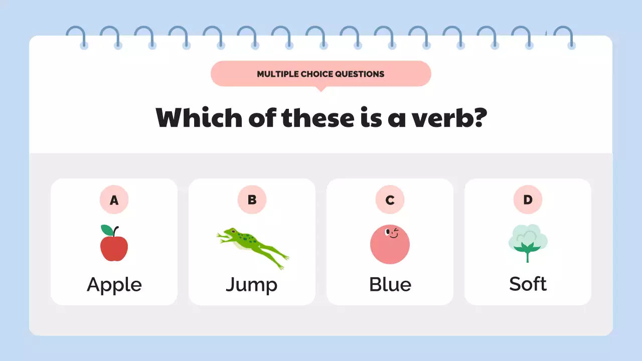 Blue Simple Quiz Announcement Presentation