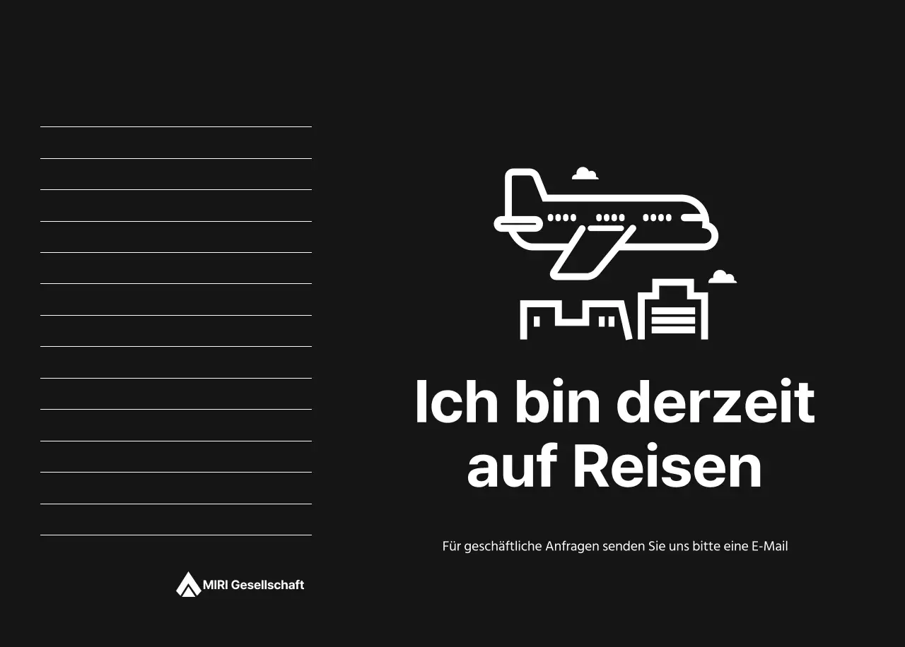 Ein einfacher Unternehmenskalender in Grau