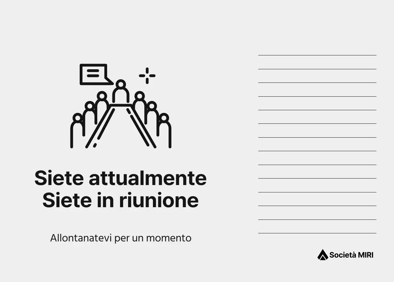 Un semplice calendario aziendale in grigio