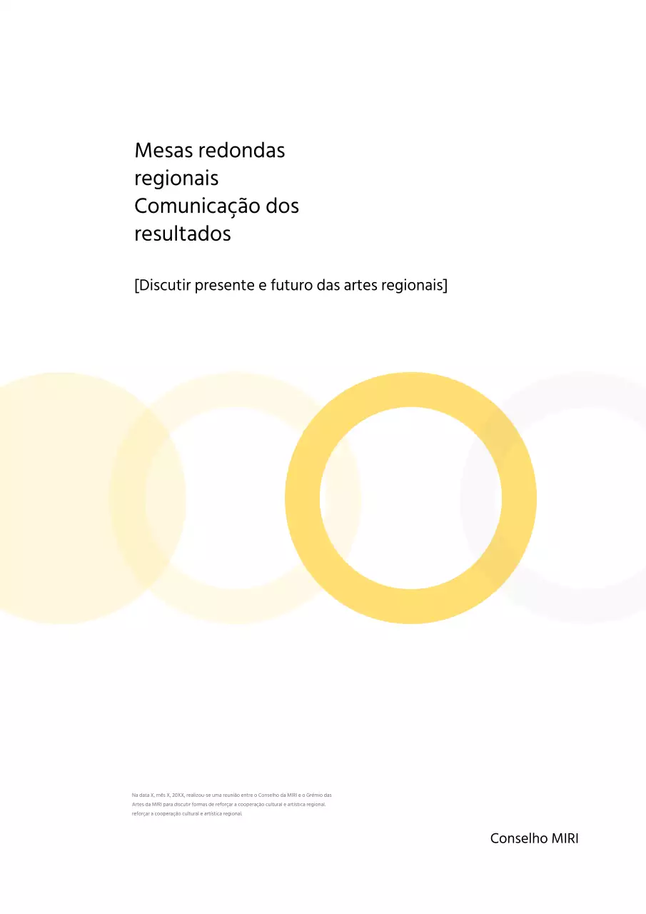 Fornecer informações de relatório simples e amarelas