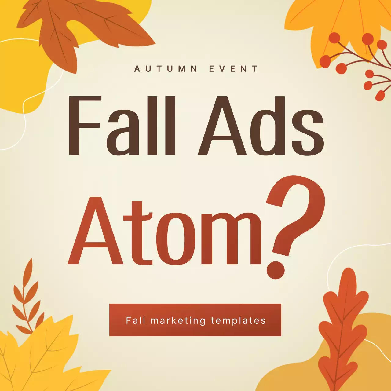 Beige Rustic Autumn Promotion Instagram Carousel