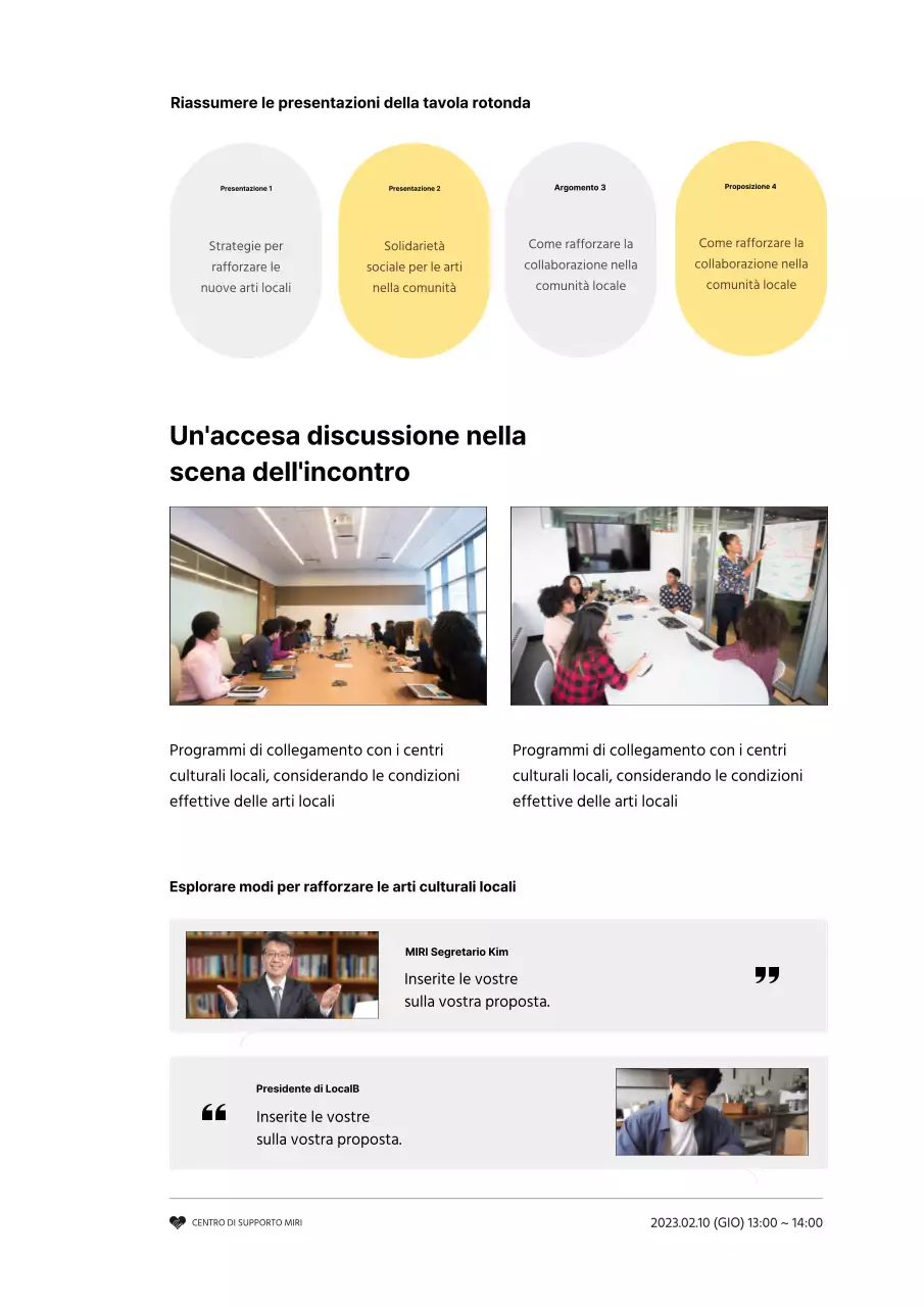 Fornire informazioni sul rapporto giallo semplice