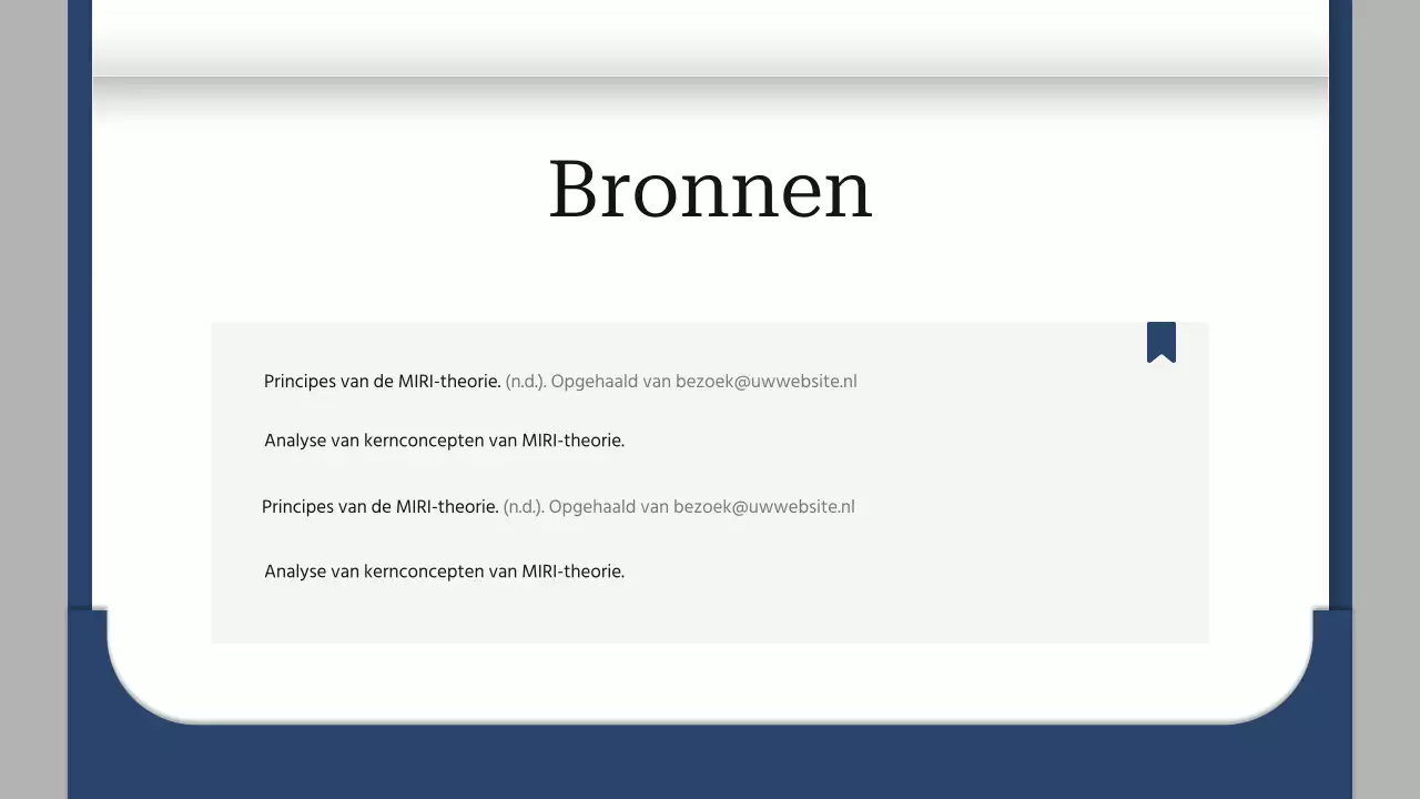 grijs professioneel projectdocument