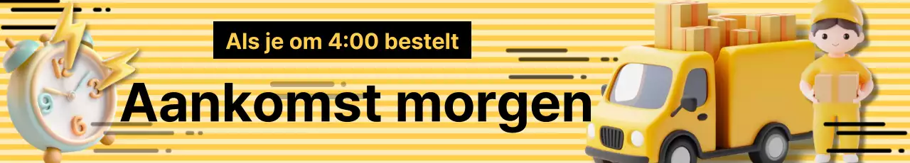 Een eenvoudige gele leveringsbon