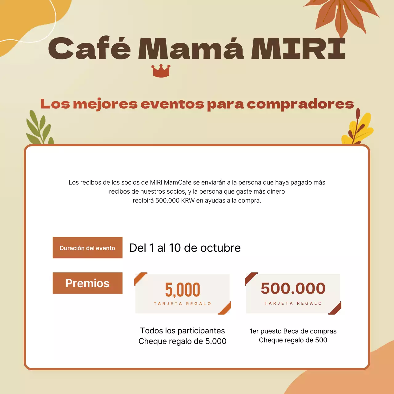 Promocionar los anuncios naranjas de época