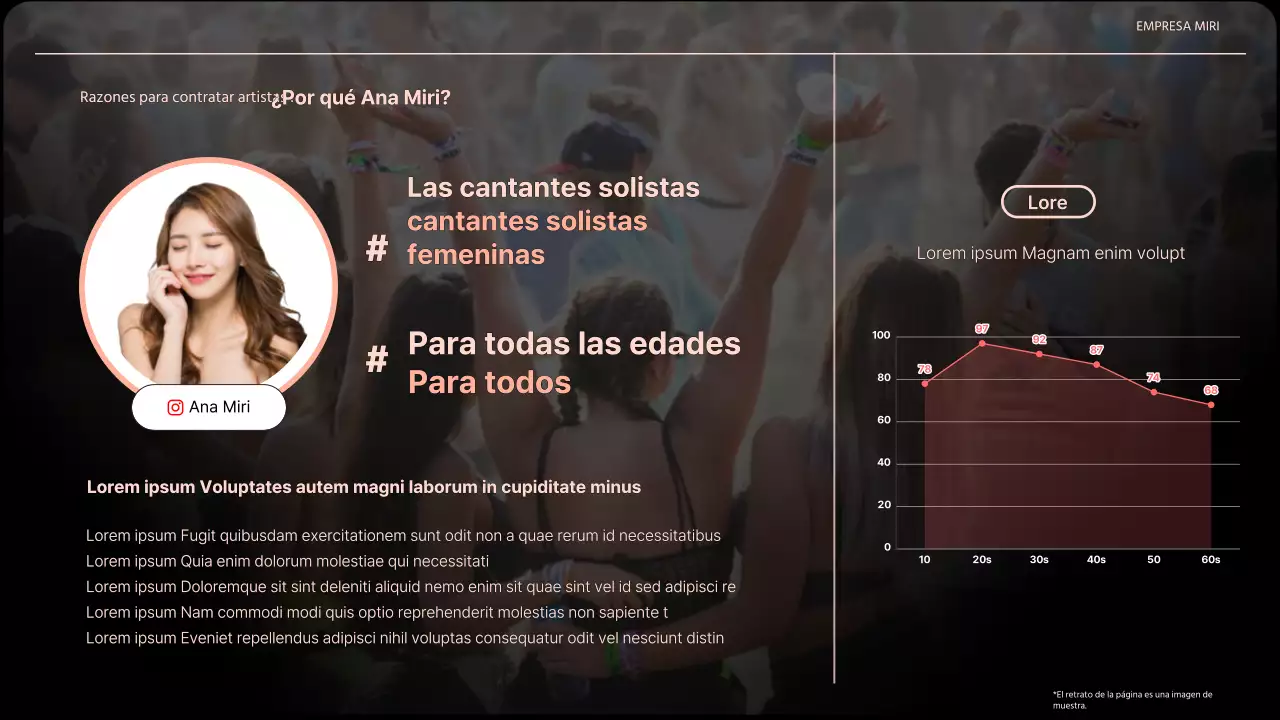 Un evento naranja y a la última