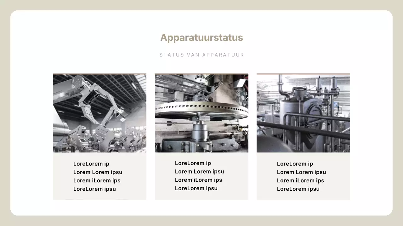 Beige Simple Beschrijving van het bedrijfsprofiel