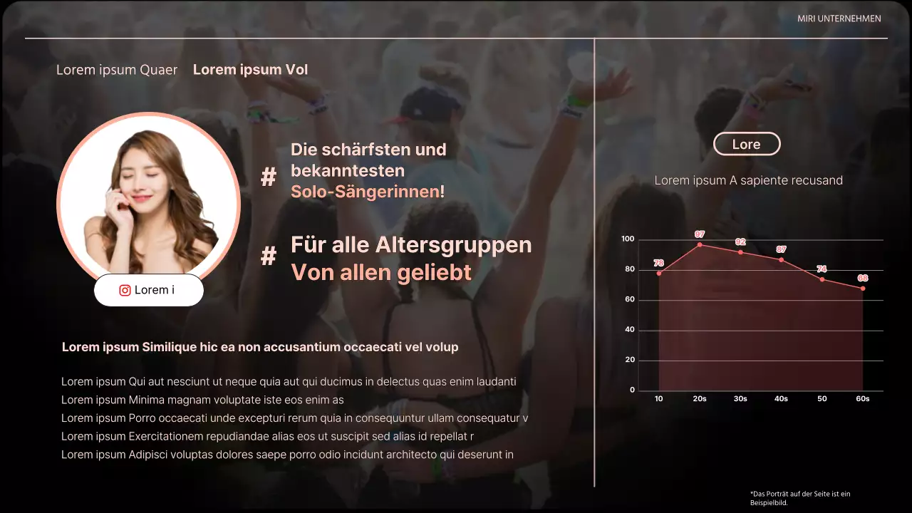 Orangefarbenes und trendiges Event-Pitchdeck für Unternehmen
