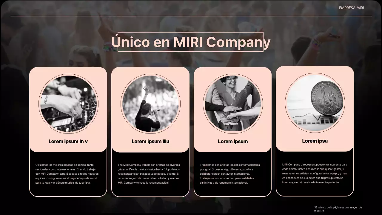 Un evento naranja y a la última