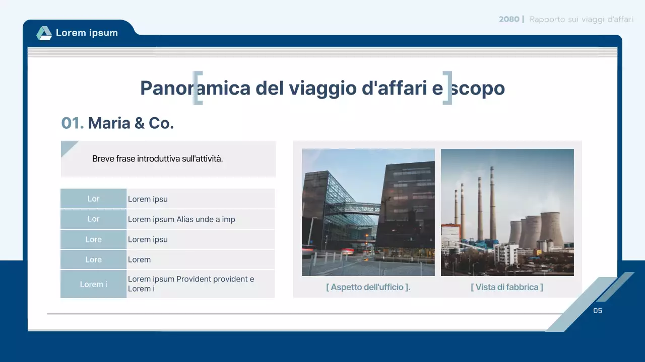 Contratto di viaggio pulito di colore azzurro