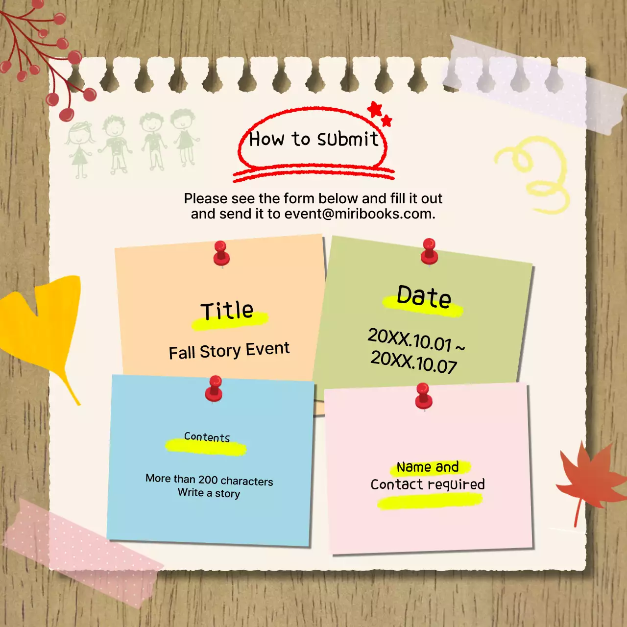 Beige Playful Story Event Instagram Carousel