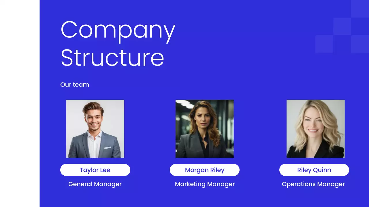 Blue Modern Employee Guide Presentation