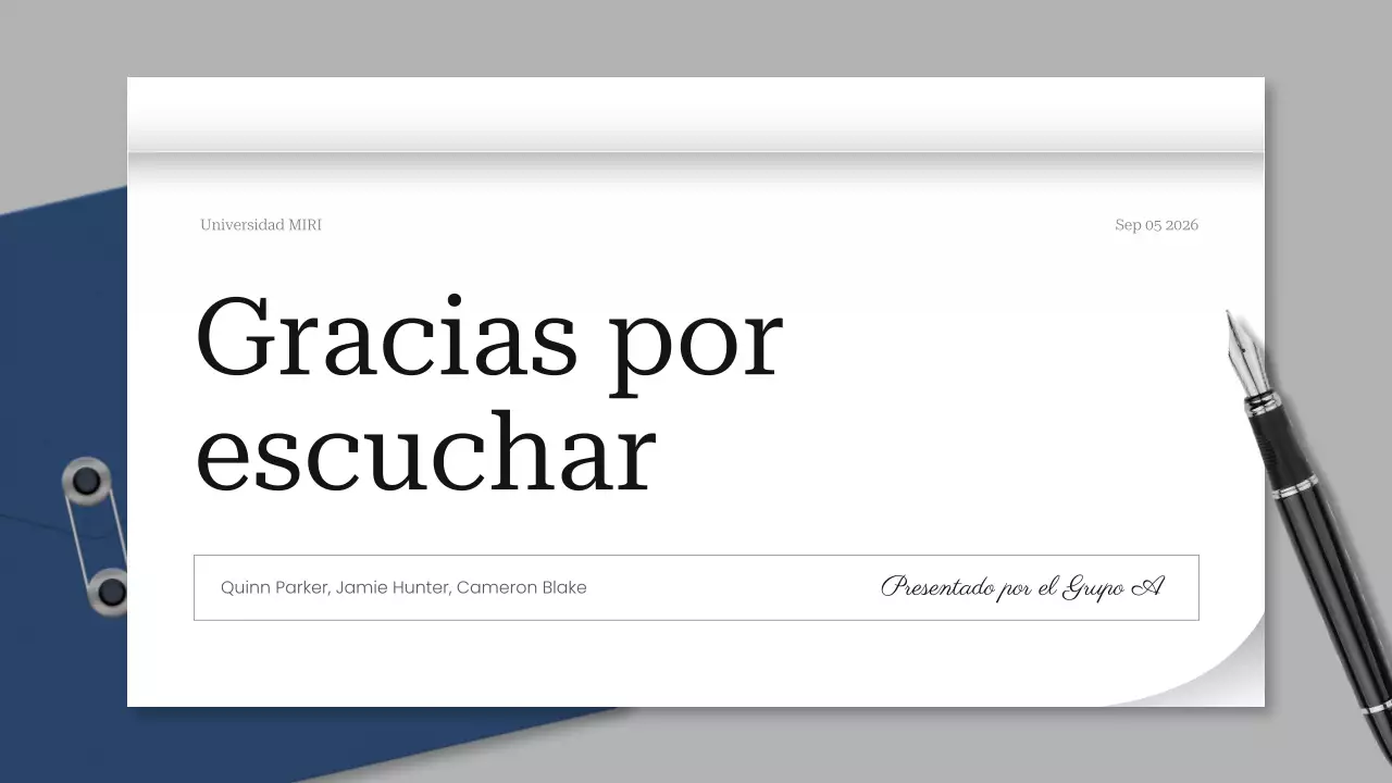 documento de proyecto profesional gris