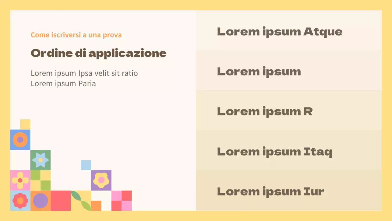 Guida all'esperienza culturale tradizionale gialla e arancione